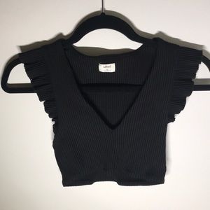 Wilfred Ribbed Crop Top XS